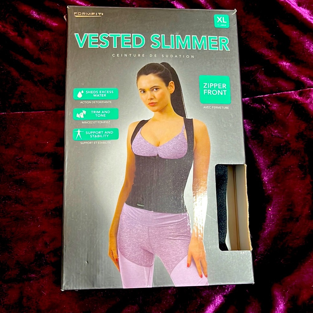 XL Work out Front zipper slimmer vest